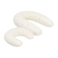 Meyco Baby Uni Relaxhoes Voedingskussen - Pre-Washed Hydrofiel - Soft Olive Outlet