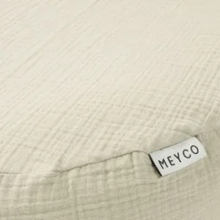 Meyco Baby Uni Relaxhoes Voedingskussen - Pre-Washed Hydrofiel - Soft Olive Outlet