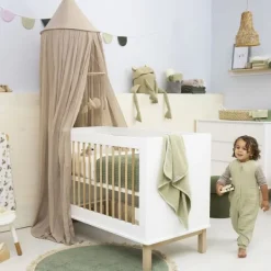 Meyco Baby Uni Zomer Slaapoverall Jumper - 104 cm - Pre-Washed Hydrofiel - Soft Olive Hot