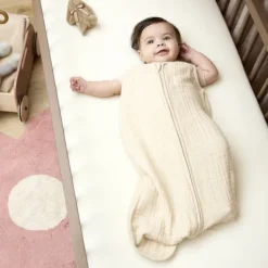 Meyco Baby Uni Zomerslaapzak - 110 cm - Pre-Washed Hydrofiel - Soft Sand Online