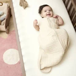 Meyco Baby Uni Zomerslaapzak - 110 cm - Pre-Washed Hydrofiel - Soft Sand Online