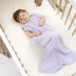 Meyco Baby Uni Zomerslaapzak - 110 cm - Pre-Washed Hydrofiel - Soft Sand Online