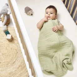 Meyco Baby Uni Zomerslaapzak - 110 cm - Pre-Washed Hydrofiel - Soft Sand Online