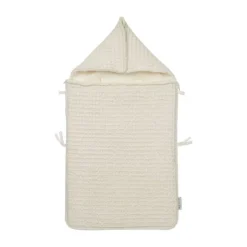 Meyco Baby Wafel Teddy voetenzak - nature - 40x82cm Best