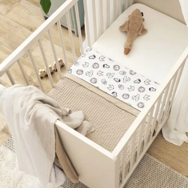 Meyco Baby Waffle Ledikantdeken - 100 x 150 cm - Sand New