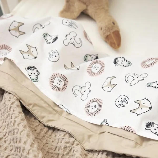 Meyco Baby Waffle Ledikantdeken - 100 x 150 cm - Sand New