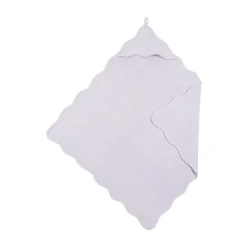 Meyco Baby Wavy badcape - 80 x 80 cm - Badstof - Grey Blue Discount