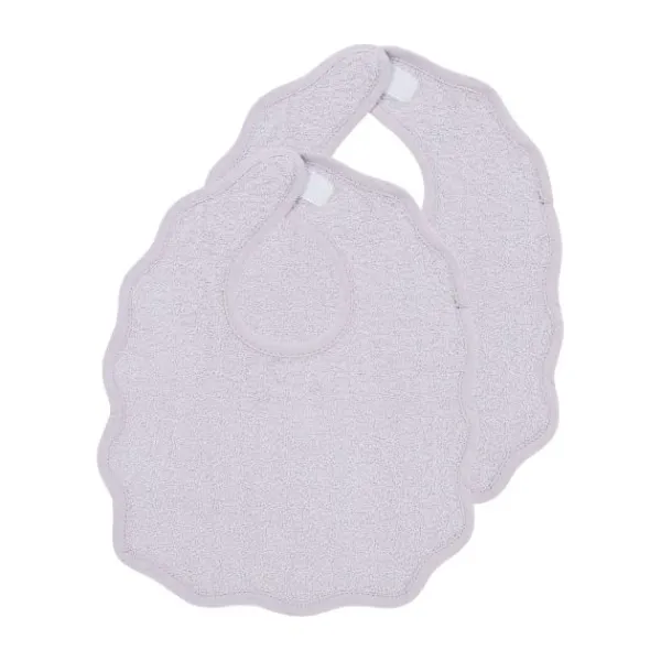 Meyco Baby Wavy Slab Met Klittenband - 2 Stuks - Badstof - Soft Lavender Online