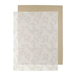 Meyco Branches Ledikantlaken 100 x 150 cm Sand 2 Stuks Best