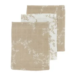 Meyco Branches Washandjes Sand 3 Stuks Sale