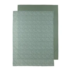 Meyco Cheetah Wieglaken Forest Green 75 x 100 cm 2 Stuks Sale