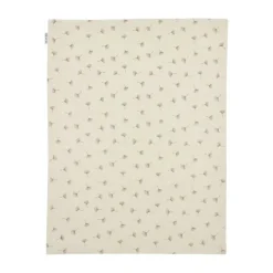 Meyco Deken Borduur Pre-Washed - Ginkgo - Soft Sand - 100 x 150 cm New