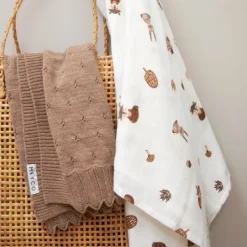 Meyco Forest Animals Swaddle - 2 Stuks - Toffee Online