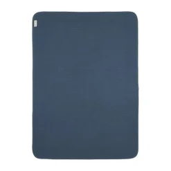 Meyco Gebreide Jacquard Flannel Deken - Pure - 100x150 cm - Pure Indigo Outlet