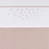 Meyco Hearts Wieglaken - 75 x 100 cm - Soft Pink New