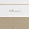 Meyco Hello World Wieglaken 75 x 100 cm Sand Best