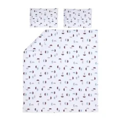 Meyco Home Dekbedovertrek Shapes Lilac 200 x 200 / 220 cm Hot