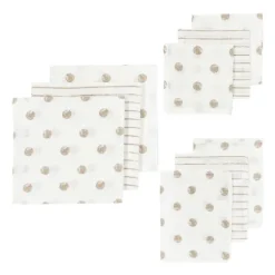 Meyco Hydrofiel Starterset - Dot Stripe - Sand Discount