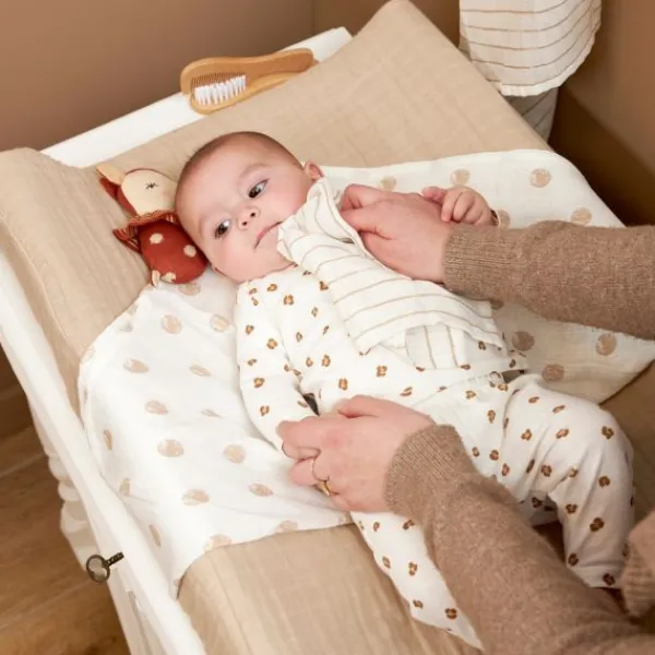 Meyco Hydrofiel Starterset - Dot Stripe - Sand Discount