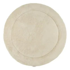 Meyco Knit Basic Boxkleed - Rond - Sand Melange Grijs Best