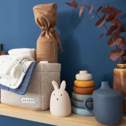 Meyco Knit Basic Commodemandje Small Sand Melange Online