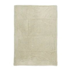 Meyco Knit Basic Fleece Wiegdeken Sand Melange 75 x 100 cm Sale