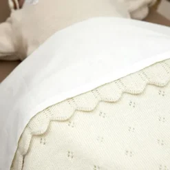 Meyco Ledikantlaken Uni - Offwhite - 100 x 150 cm Hot