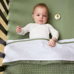 Meyco Ledikantlaken Wit Met Bies Wit 100 x 150 cm Online