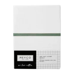 Meyco Ledikantlaken Wit Met Bies Wit 100 x 150 cm Online