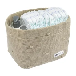 Meyco Mini Knots Commodemandje Medium Sand Hot