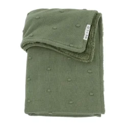 Meyco Mini Knots Fleece Ledikantdeken 100 x 150 cm Toffee Online