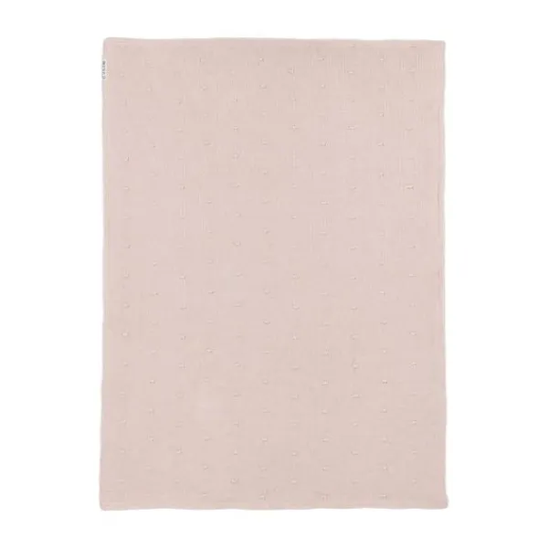 Meyco Mini Knots Fleece Ledikantdeken 100 x 150 cm Toffee Online