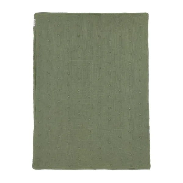 Meyco Mini Knots Fleece Ledikantdeken 100 x 150 cm Toffee Online