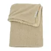 Meyco Mini Knots Fleece Wiegdeken 75 x 100 cm Soft Pink Hot