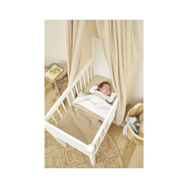 Meyco Mini Knots Fleece Wiegdeken 75 x 100 cm Soft Pink Hot