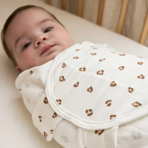 Meyco Mini Panther Swaddle Inbakerdoek - 0-3 Mnd - Soft Pink Discount