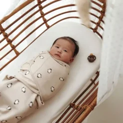 Meyco Penguin Swaddle Inbakerdoek - 0-3 Mnd - Soft Sand Discount