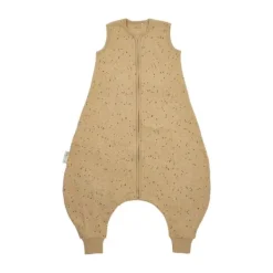 Meyco Rib Mini Spot Jumper Slaapzak - Zomer - 104 cm - Toffee Melange Outlet
