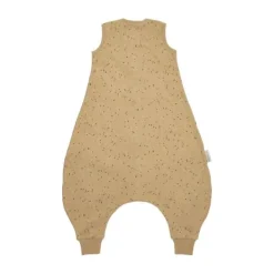 Meyco Rib Mini Spot Jumper Slaapzak - Zomer - 104 cm - Toffee Melange Outlet