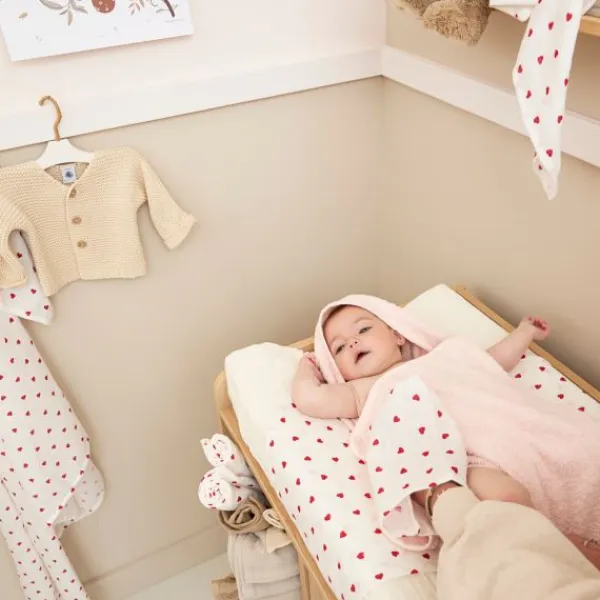 Meyco Sweet Heart Swaddle - 120 x 120 cm - 2-Pack - Red Outlet