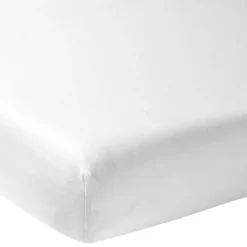 Meyco Uni Hoeslaken Wieg - 40x80 cm - Wit