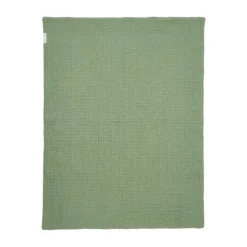 Meyco Wafel Teddy Ledikantdeken - 100 x 150 cm - Olive Green Clearance