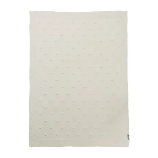 Meyco Wiegdeken Knots Offwhite 75 x 100 cm Sale