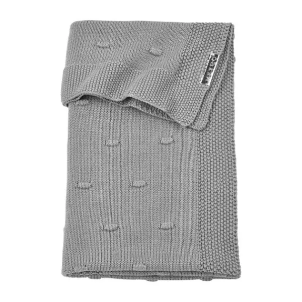 Meyco Wiegdeken Knots Offwhite 75 x 100 cm Sale