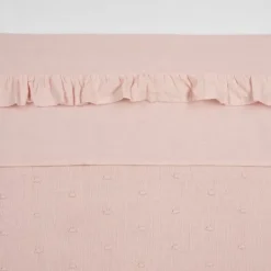 Meyco Wieglaken - Ruffle - Soft Pink New
