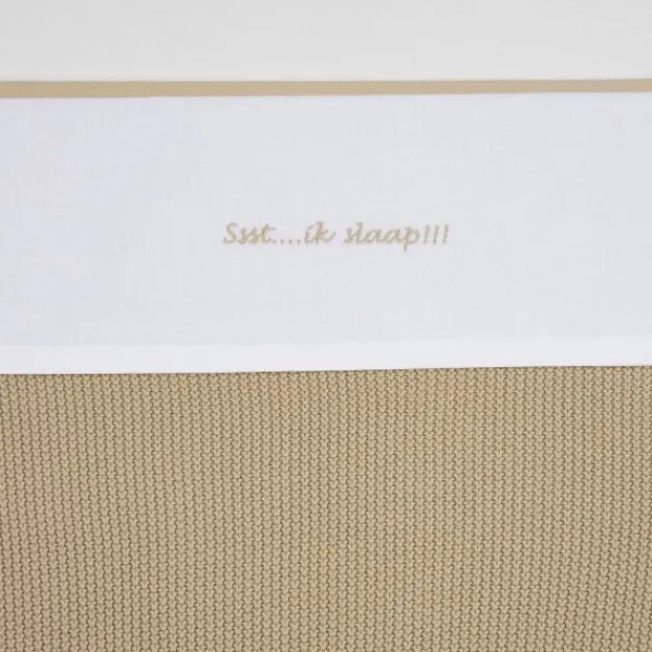 Meyco Wieglaken - Ssst...ik slaap!! - Sand Outlet