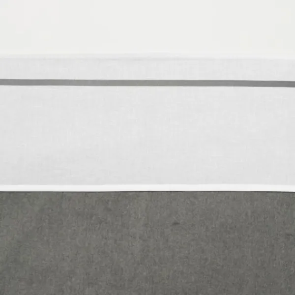 Meyco Wieglaken Wit Met Bies Grijs 75 x 100 cm Online
