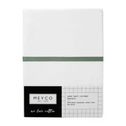 Meyco Wieglaken Wit Met Bies Grijs 75 x 100 cm Online