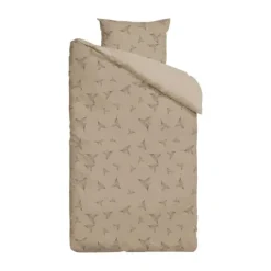Mies & Co Little Dreams Dekbedovertrek 140 x 200 cm Humus Hot