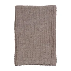 Mies & Co Mousseline Ledikantdeken Dark Brown 110 x 140 cm Best